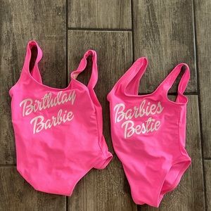Barbie toddler bodysuit 4T and 2T